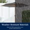 Best Choice Products 10ft Outdoor Woodgrain Pattern Steel Market Patio Umbrella w/ Crank, Tilt
